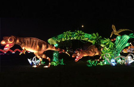 Dinosaur Light Festival Display